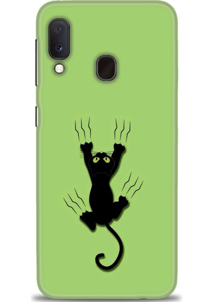 Samsung Galaxy A20E Hd Baskılı Kılıf + 9h Nano Tam Kaplayan Ekran Koruyucu 65