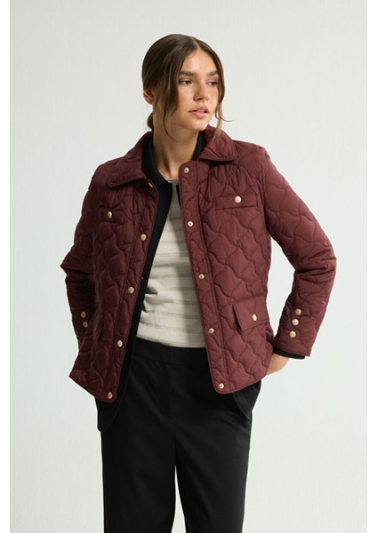 Kapitone Cepli Kısa Mont Mürdüm 152L9396000 indirimleri