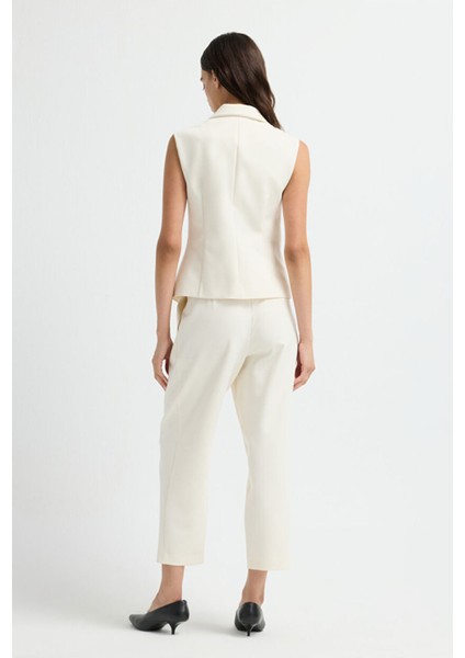 Fleto Cepli Gabardin Yelek Vanilya 17945803000 indirimleri