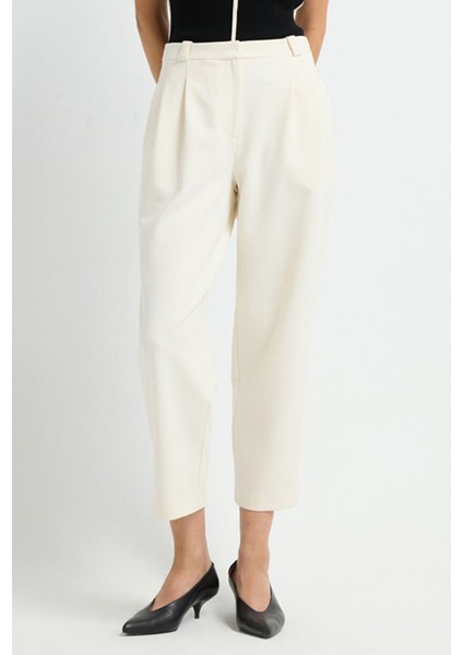 Gabardin Cepli Pantolon Vanilya 15345804000 modelleri