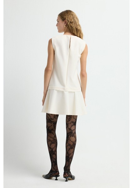 Düz Elbise Vanilya 12445738000 indirimleri