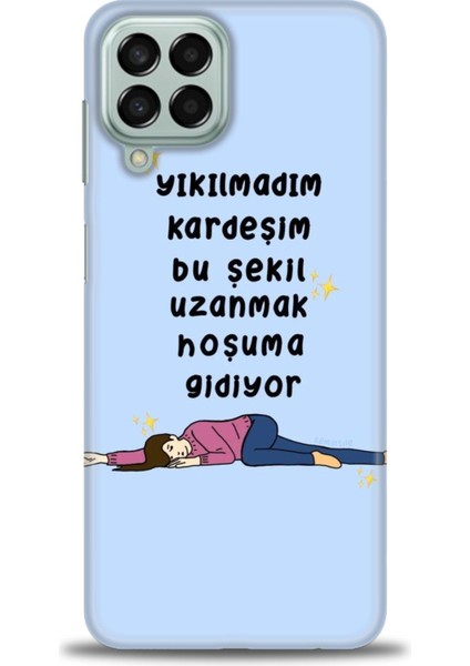 Samsung Galaxy M33 Hd Baskılı Kılıf + 9h Nano Tam Kaplayan Ekran Koruyucu 169