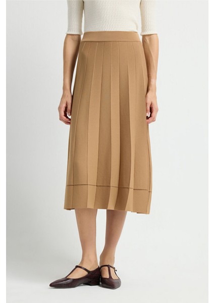 Piliseli Triko Etek Camel 12744375001 fiyatları