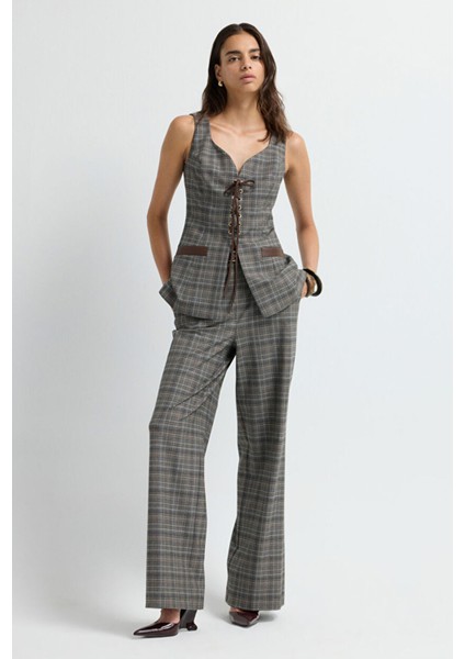 Gabardin Bol Pantolon Kahve 15342103010