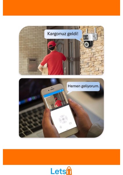 8mp Ultra Hd Çift Lensli Dış Mekan Wi Fi Kamera fırsatları