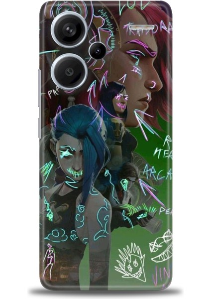 Xiaomi Redmi Note 13 Pro Plus Hd Baskılı Kılıf + 9h Nano Tam Kaplayan Ekran Koruyucu 272