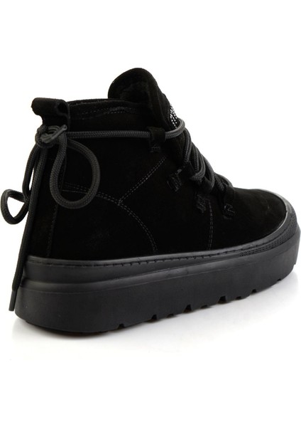 Siyah Hakiki Deri Kadın Bot & Bootie K02748100902 modelleri