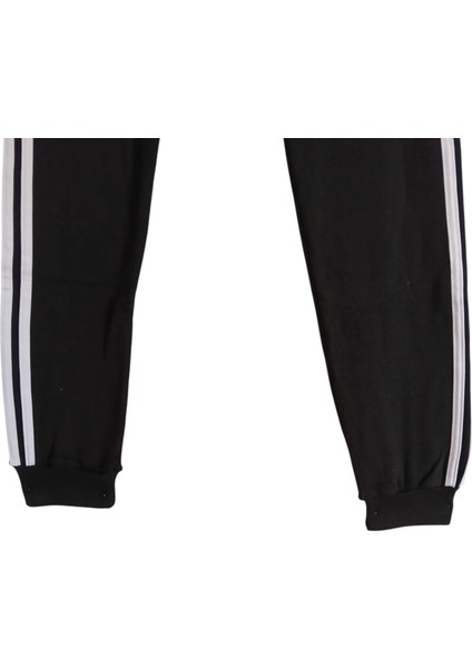 Kadın Slim Feet Dar Kalıp Cepsiz Lastikli Kordon Bağlamalı Yanı Şeritli Eşofman Altı fırsatları