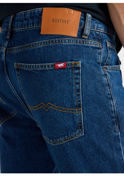 Yüksek Bel Tapered Fit Indigo Erkek Denim Pantolon Toledo TAPERED-1418 indirimleri