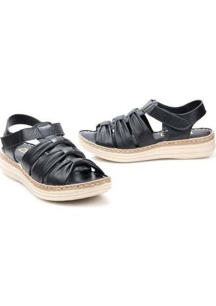 PS-327000 Kadın Ortopedik Deri Sandalet modelleri