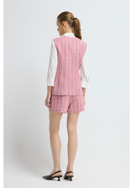 Düğmeli Yelek Pudra 17945747000 indirimleri