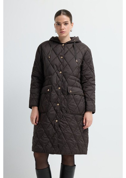 Kapüşonlu Kapütone Uzun Mont Kahve 15245281000 fiyatları