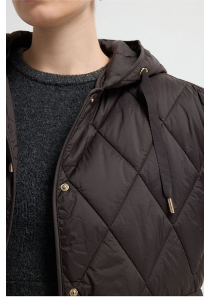 Kapüşonlu Kapütone Uzun Mont Kahve 15245281000 modelleri