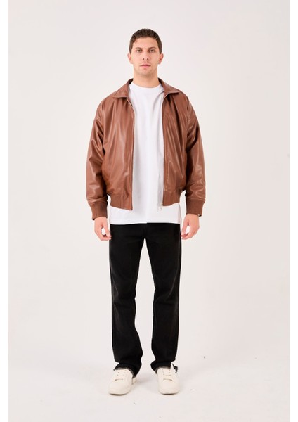 X-2015 Etek Kol Ribanalı Astarlı Deri Mont