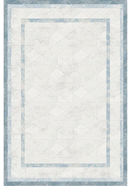 Nüans 1047 Serisi Çerçeveli Akrilik Modern Yumuşak Dokuma Salon Mutfak Yolluk Oturma Odası