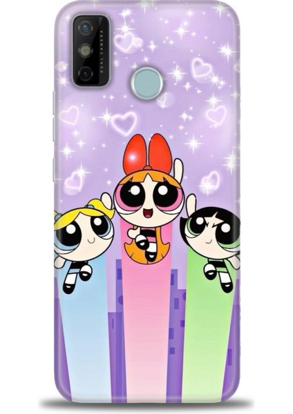 Tecno Spark 6 Go Kılıf Hd Baskılı Kılıf + 9h Nano Tam Kaplayan Ekran Koruyucu 128