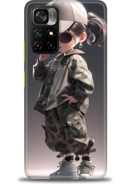 Xiaomi Poco M4 Pro 5g Kılıf Hd Baskılı Kılıf + 9h Nano Tam Kaplayan Ekran Koruyucu 254