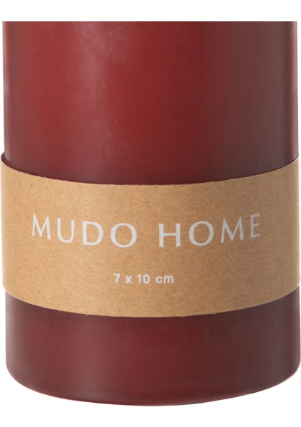 Sütun Mum Bordo 7X10CM modelleri