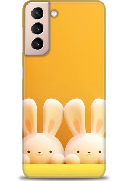 Samsung Galaxy S21 Hd Baskılı Kılıf + 9h Nano Tam Kaplayan Ekran Koruyucu 78