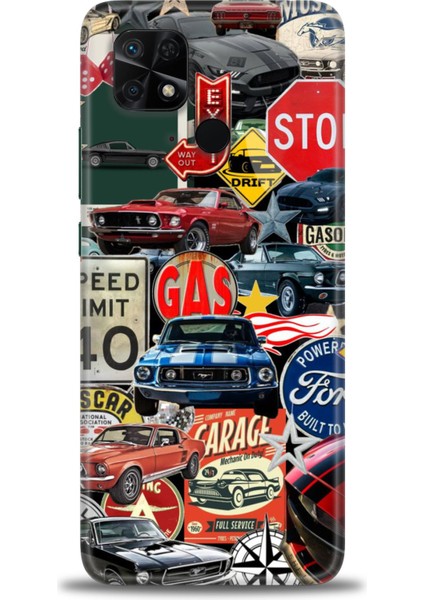 Xiaomi Redmi 10C Kılıf Hd Baskılı Kılıf + 9h Nano Tam Kaplayan Ekran Koruyucu 482