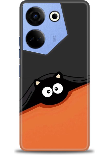 Tecno Camon 20 Pro 4g Kılıf Hd Baskılı Kılıf + 9h Nano Tam Kaplayan Ekran Koruyucu 80