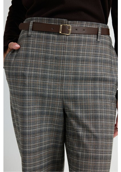 Gabardin Bol Pantolon Kahve 15342103010 indirimleri