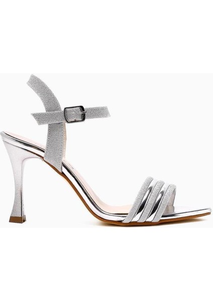 Mnrs 03359 8,5 cm Topuklu Kadın Stiletto Abiye Ayakkabı fırsatları