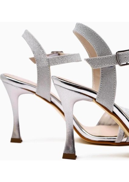 Mnrs 03359 8,5 cm Topuklu Kadın Stiletto Abiye Ayakkabı indirimleri