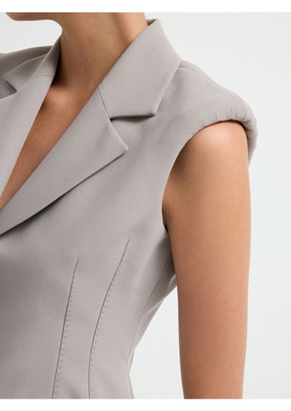 Peplum Yelek Gri 17943340004 fiyatları