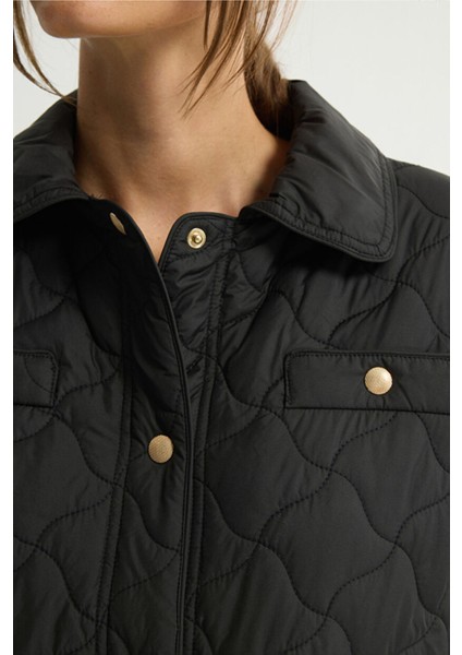 Kapitone Cepli Kısa Mont Siyah 152L9396000 fiyatları