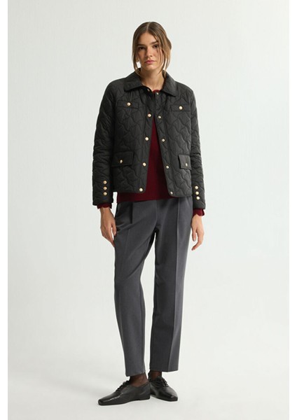 Kapitone Cepli Kısa Mont Siyah 152L9396000 modelleri