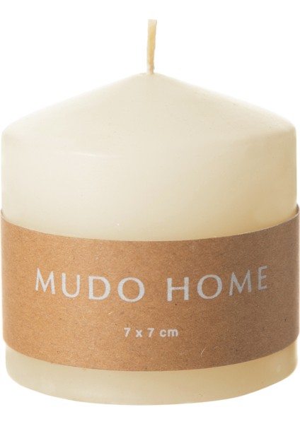 Sütun Mum Krem 7X7CM fiyatları