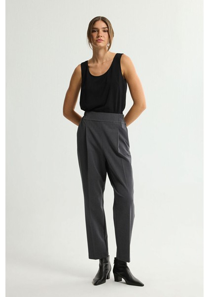 Beli Lastikli Pantolon Antrasit 153L8895002 fırsatları