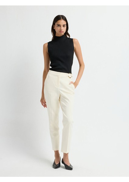 Gabardin Pantolon Vanilya 15344236002