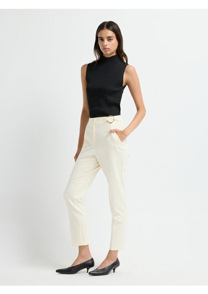 Gabardin Pantolon Vanilya 15344236002 modelleri