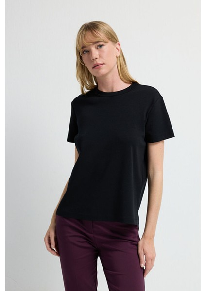 Kısa Kollu Tişört Siyah 17545990000