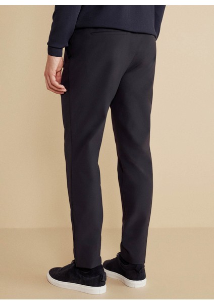 Normal Bel Düz Paça Standart Lacivert Erkek Pantolon BBFW25MPT008 modelleri