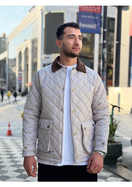 X-2033 Yaka Garni Detaylı Astarlı Kapitone Mont fiyatları