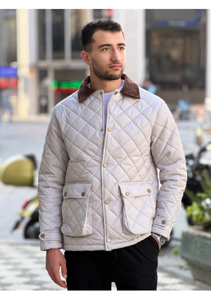 X-2033 Yaka Garni Detaylı Astarlı Kapitone Mont indirimleri