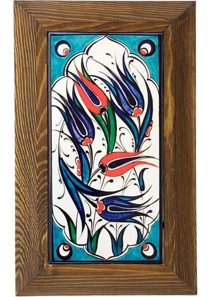 Ahşap Çerçeveli Dekoratif Seramik Tablo, SRMK-2025305