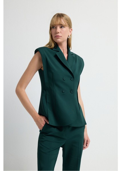 Uzun Yelek Yeşil 17945724000