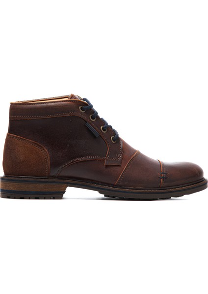 Erkek Bot 10522 021 Wk-John May Orkut Suede Cognac