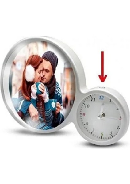 Kişiye Özel Fotoğraflı Masa Saati – Çerçeveli Dekoratif Hediye Saat (Sevgiliye, Eşe, Anneye, Babaya, Arkadaşa Özel) modelleri