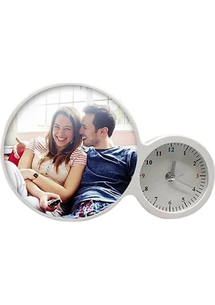 Kişiye Özel Fotoğraflı Masa Saati – Çerçeveli Dekoratif Hediye Saat (Sevgiliye, Eşe, Anneye, Babaya, Arkadaşa Özel) indirimleri