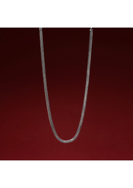 5n Balıksırtı Tilki Kuyruğu Gümüş Zincir modelleri