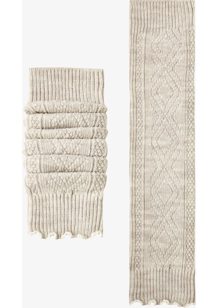 Etnik Fırfırlı Kalın Tozluk