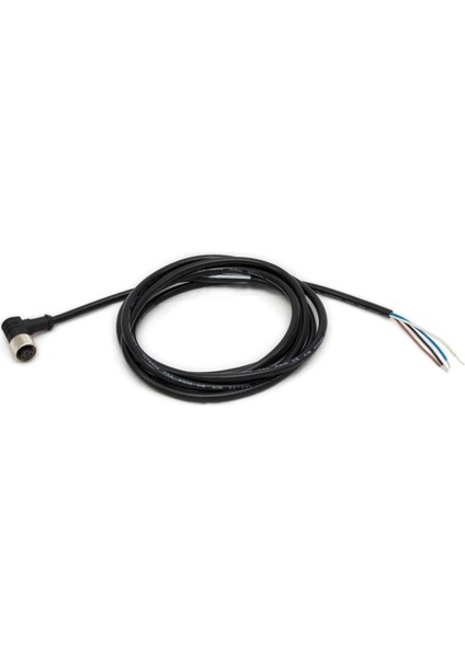MQDC-406RA M12 4 Pin 2m Dik Açılı Dişi Konnektör Kablo
