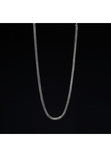 5n Balıksırtı Tilki Kuyruğu Gümüş Zincir indirimleri