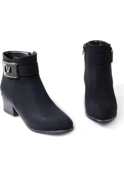 Blnr 03034 Kadın 4,5 cm Topuklu Bot