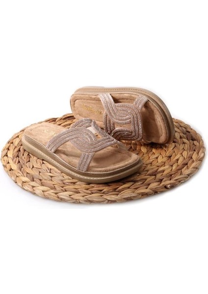 Sprs 02836 Günlük Kadın Taşlı Terlik fiyatları